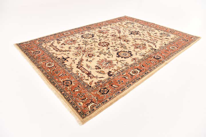 5' 7 x 8' Hand Knotted Ariana Ziegler Oriental Rug