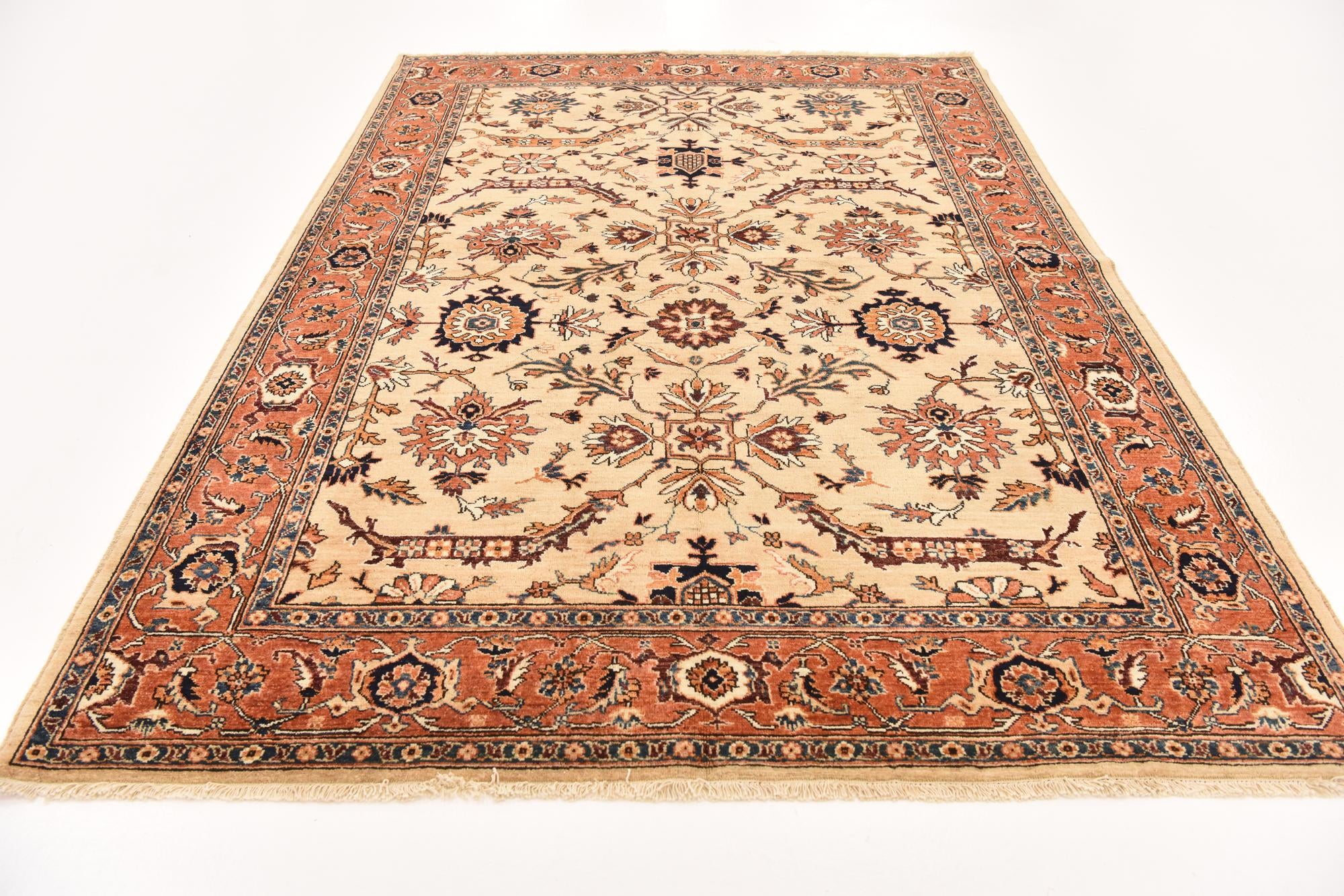 5' 7 x 8' Hand Knotted Ariana Ziegler Oriental Rug
