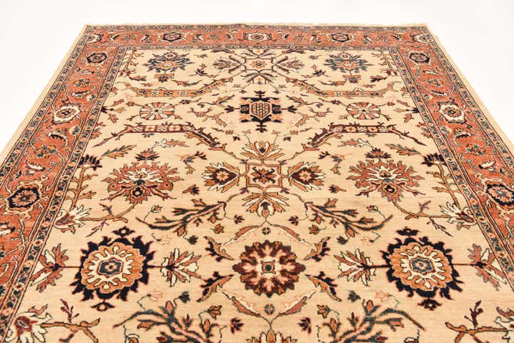 5' 7 x 8' Hand Knotted Ariana Ziegler Oriental Rug