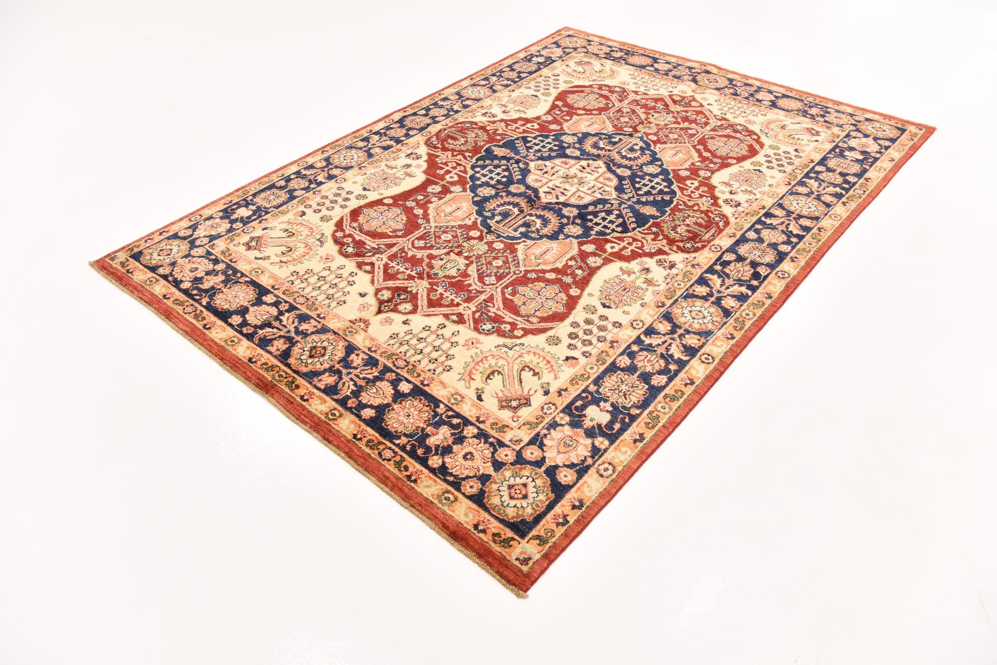 5' 6 x 8' 1 Hand Knotted Ariana Ziegler Rug