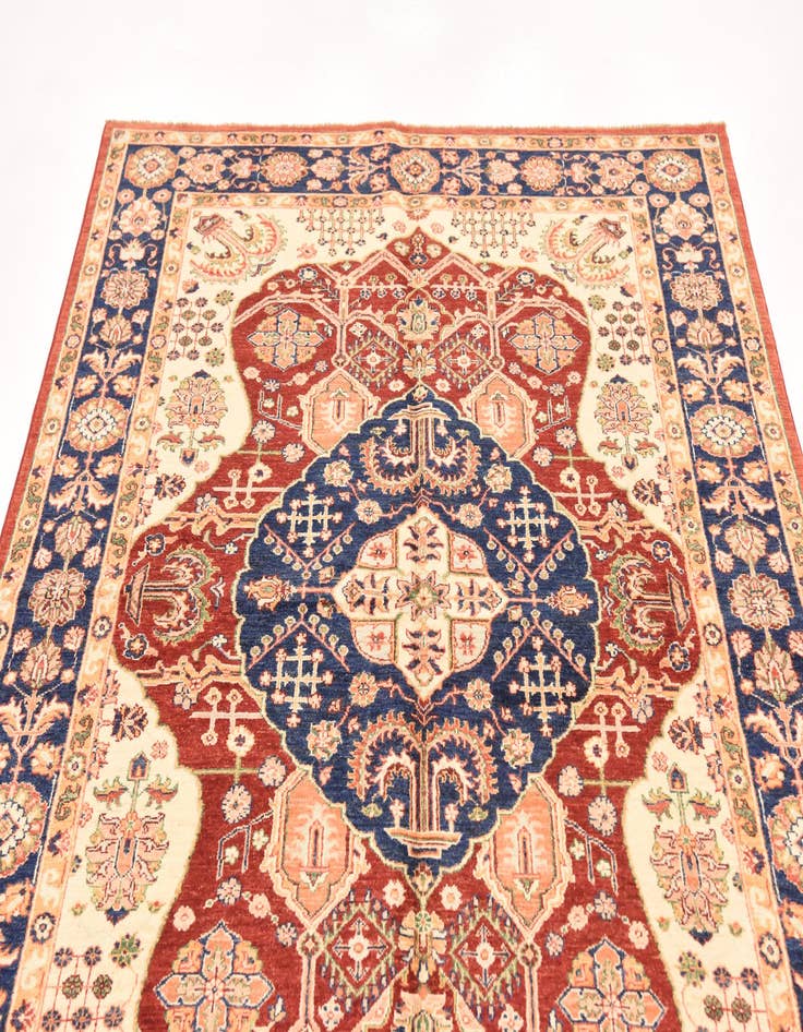 Detail image of 5' 6 x 8' 1  Hand Knotted Ariana Ziegler Rug