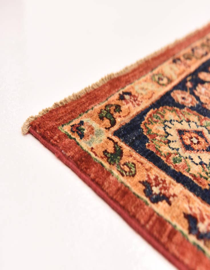 Detail image of 5' 6 x 8' 1  Hand Knotted Ariana Ziegler Rug