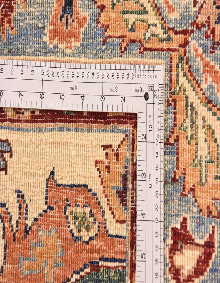 Detail image of 5' 7 x 8'  Hand Knotted Ariana Ziegler Rug