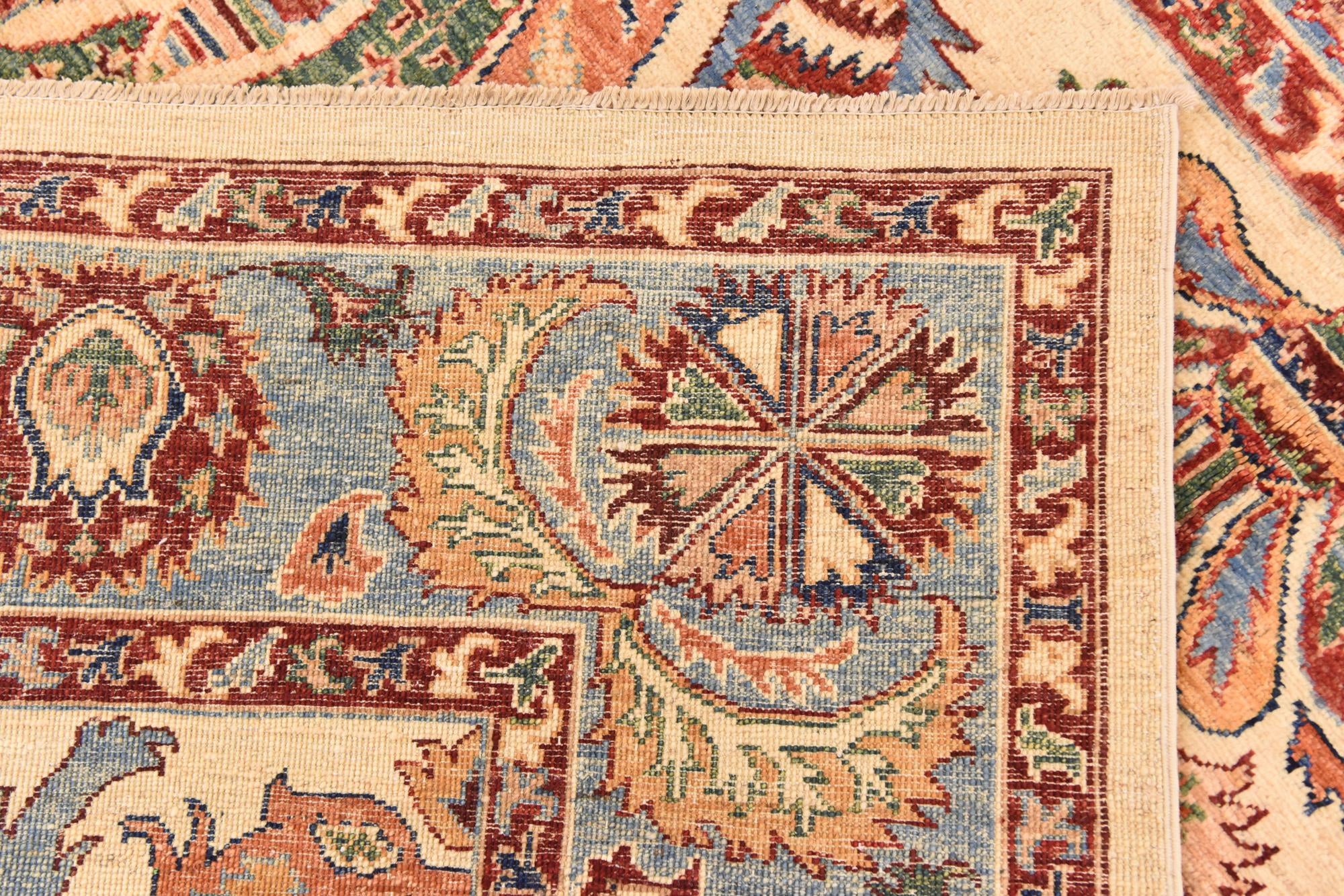 5' 7 x 8' Hand Knotted Ariana Ziegler Rug