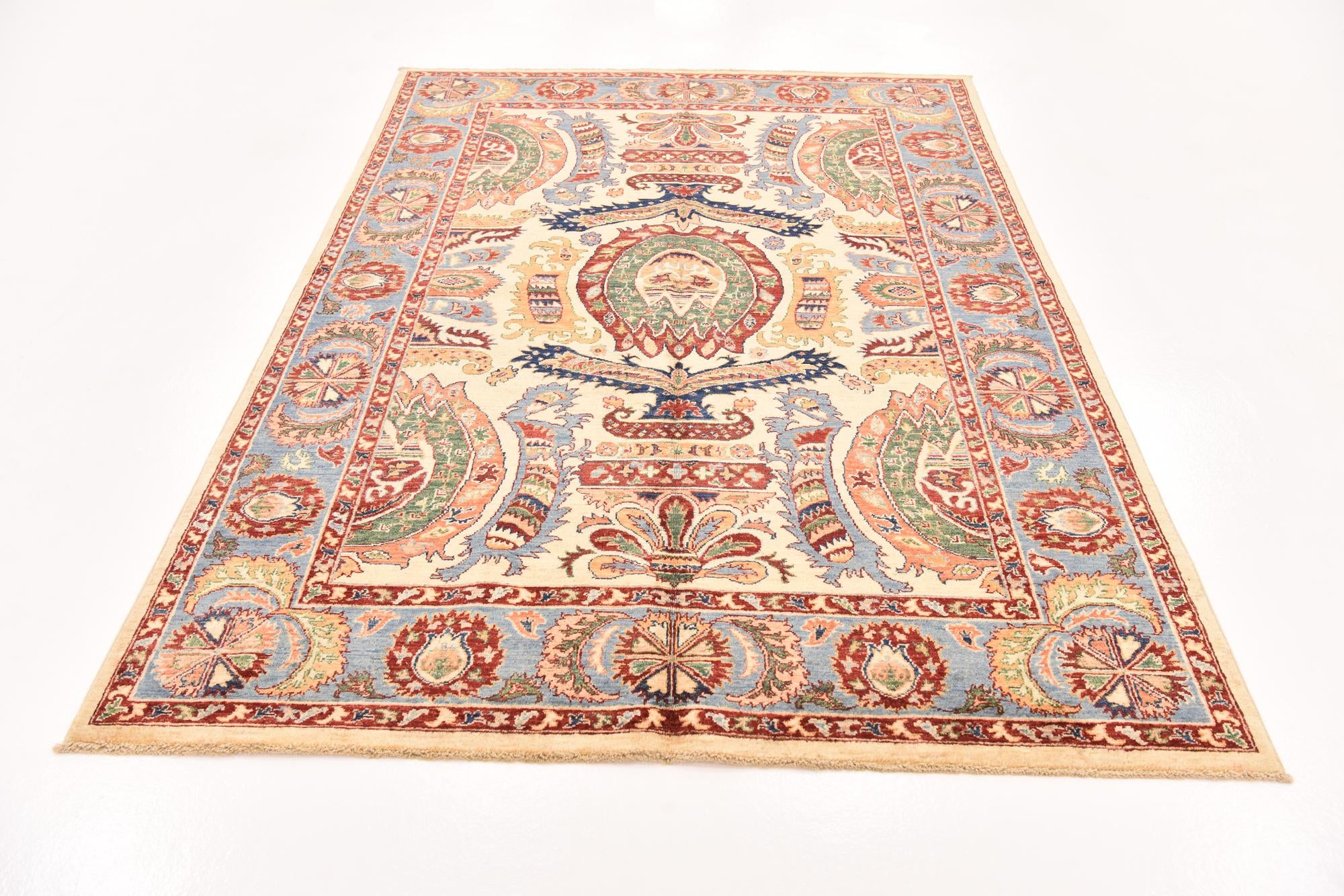 5' 7 x 8' Hand Knotted Ariana Ziegler Rug