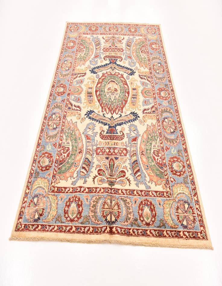 Detail image of 5' 7 x 8'  Hand Knotted Ariana Ziegler Rug