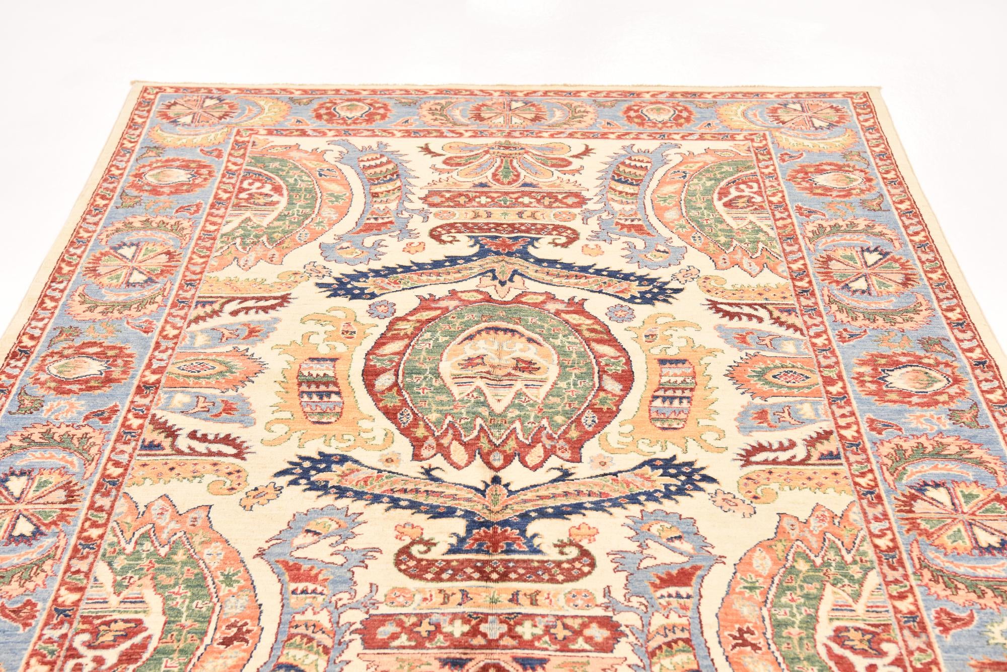 5' 7 x 8' Hand Knotted Ariana Ziegler Rug
