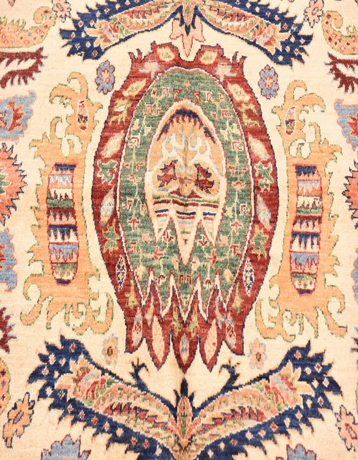 Detail image of 5' 7 x 8'  Hand Knotted Ariana Ziegler Rug