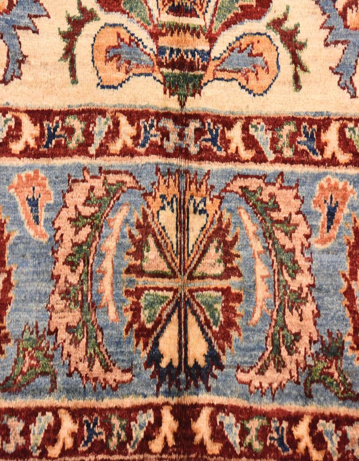 Detail image of 5' 7 x 8'  Hand Knotted Ariana Ziegler Rug