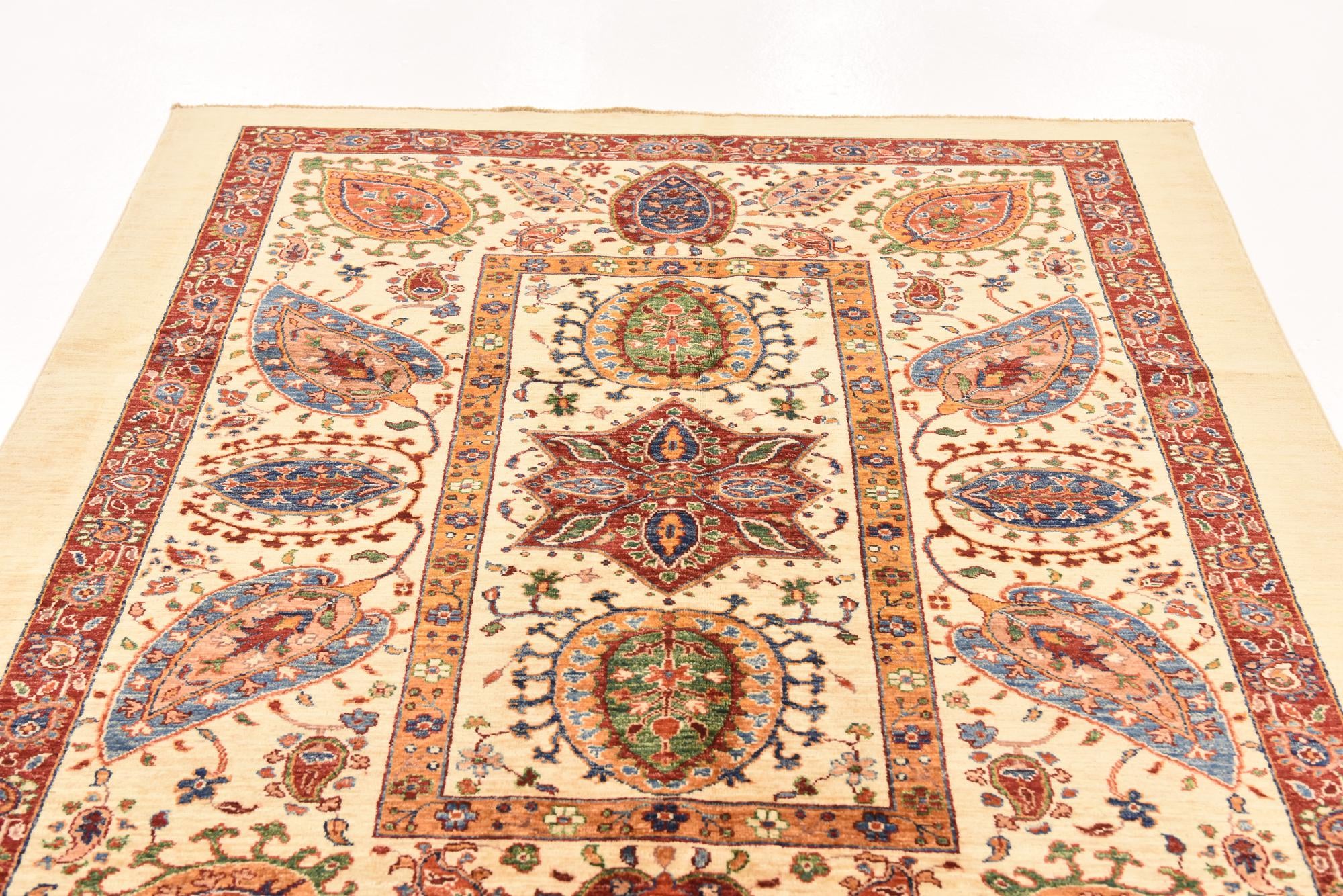 5' 3 x 6' 6 Hand Knotted Ariana Ziegler Rug