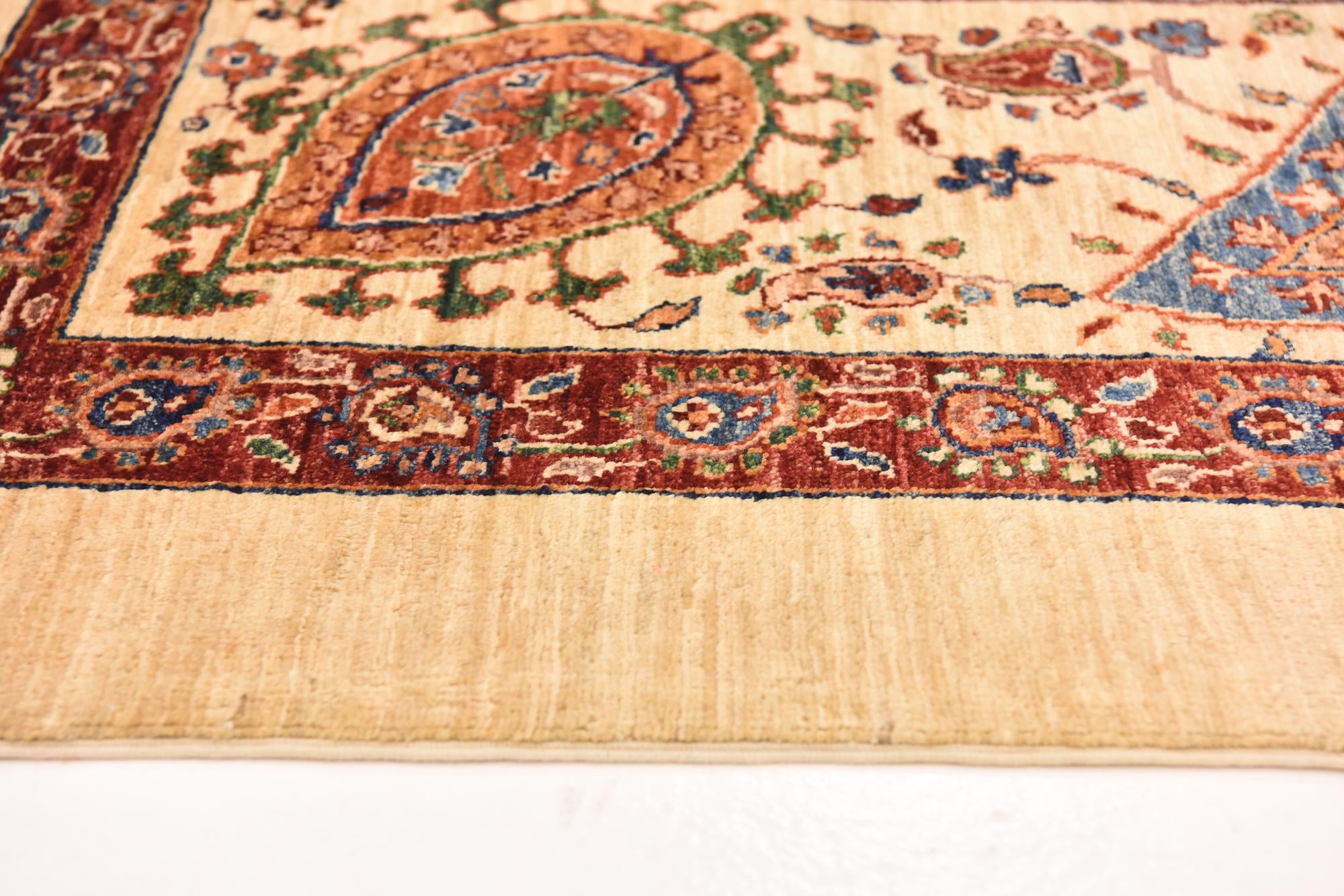 5' 3 x 6' 6 Hand Knotted Ariana Ziegler Rug