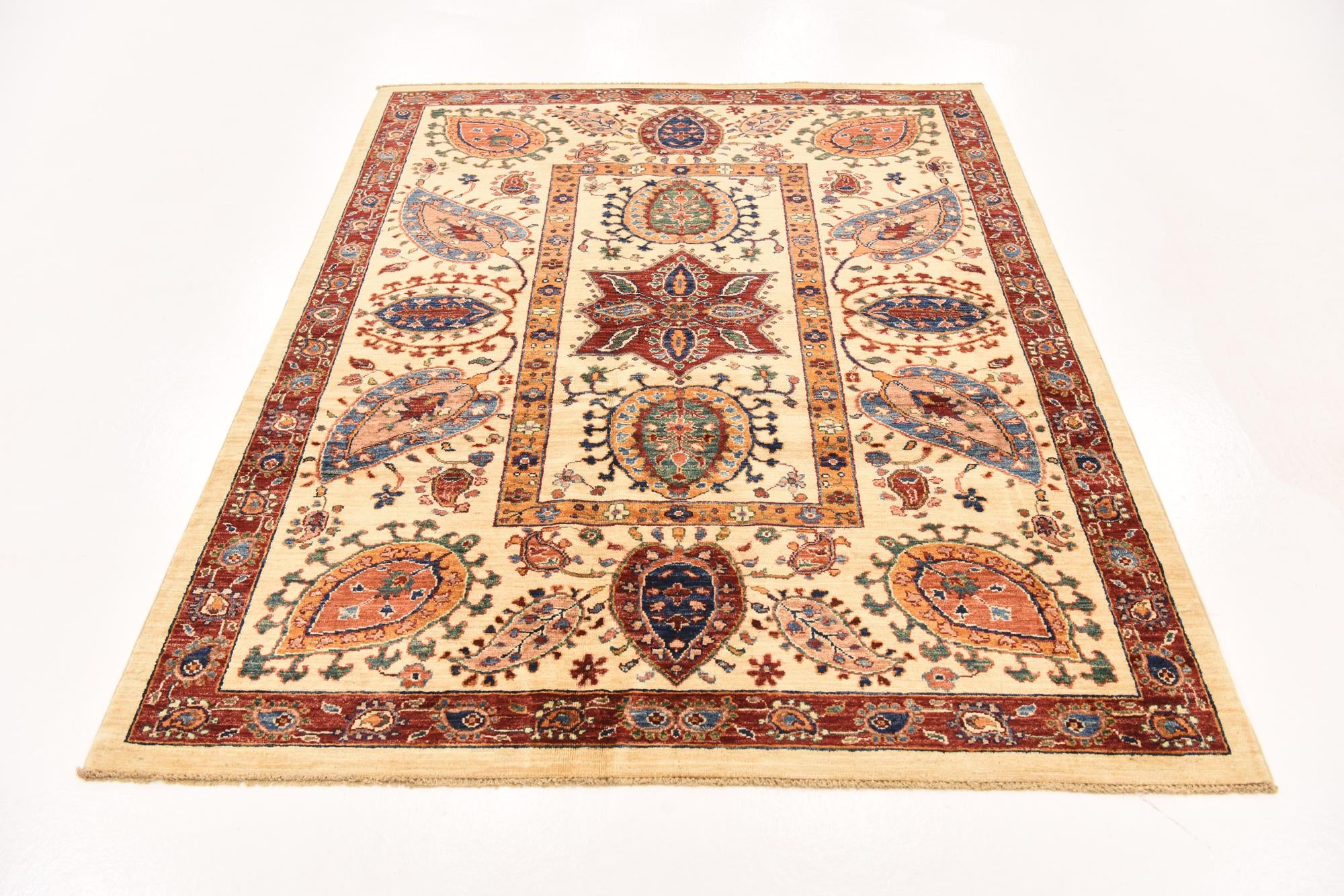 5' 1 x 6' 5 Hand Knotted Ariana Ziegler Rug