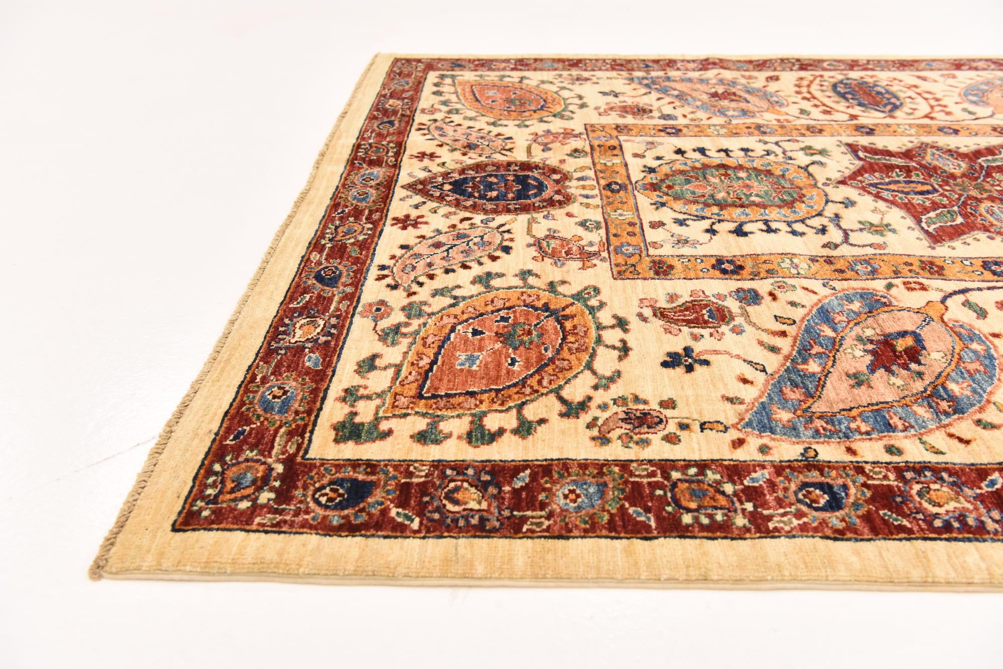 5' 1 x 6' 5 Hand Knotted Ariana Ziegler Rug