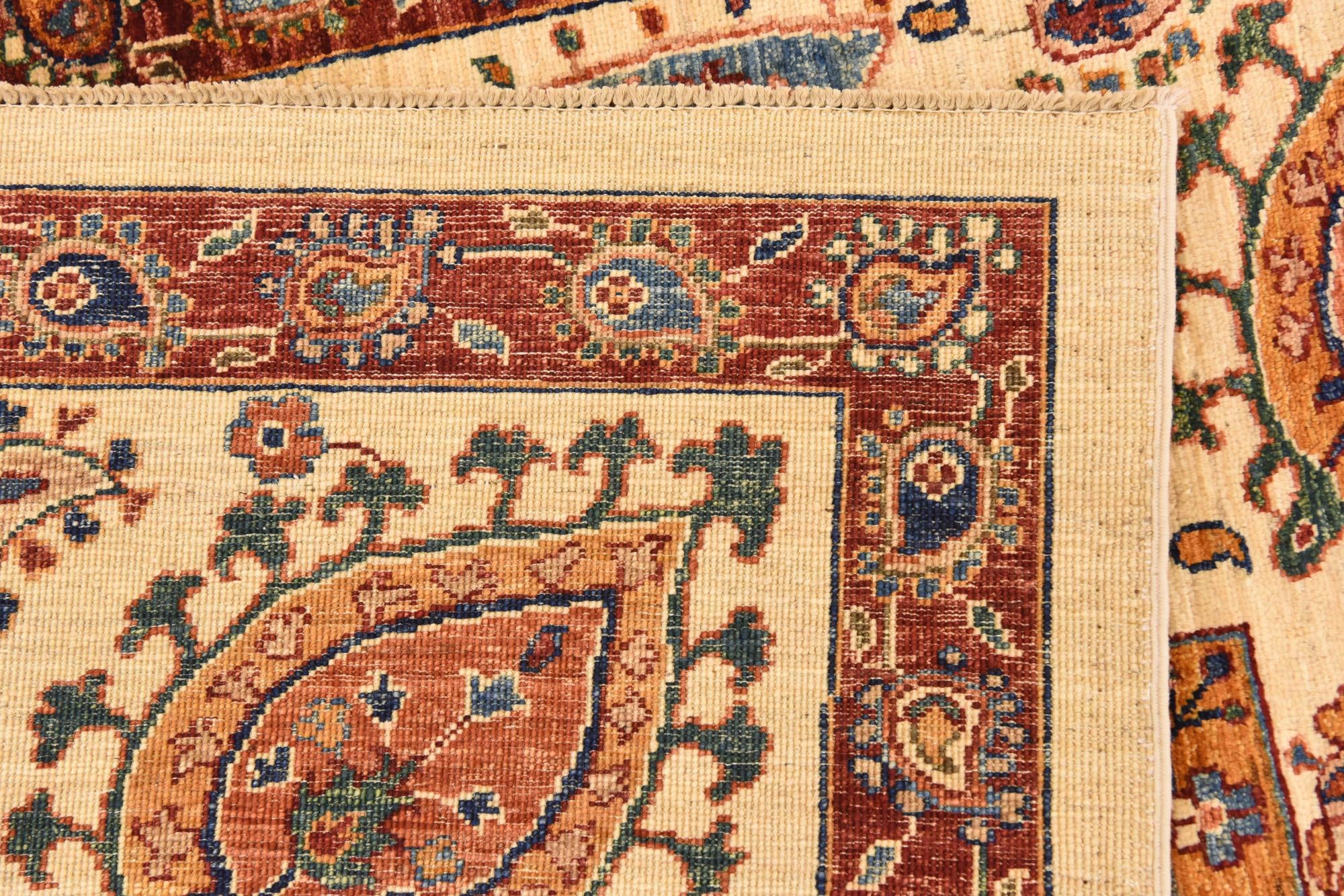 4' 11 x 6' 5 Hand Knotted Ariana Ziegler Rug