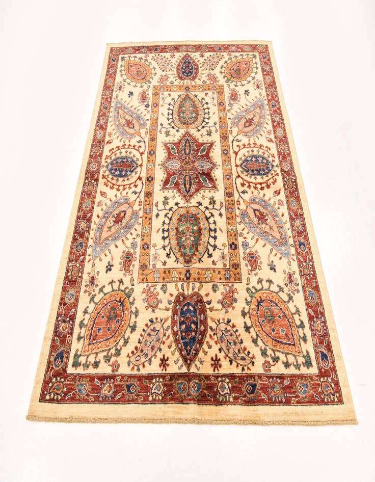 Detail image of 4' 11 x 6' 5  Hand Knotted Ariana Ziegler Rug