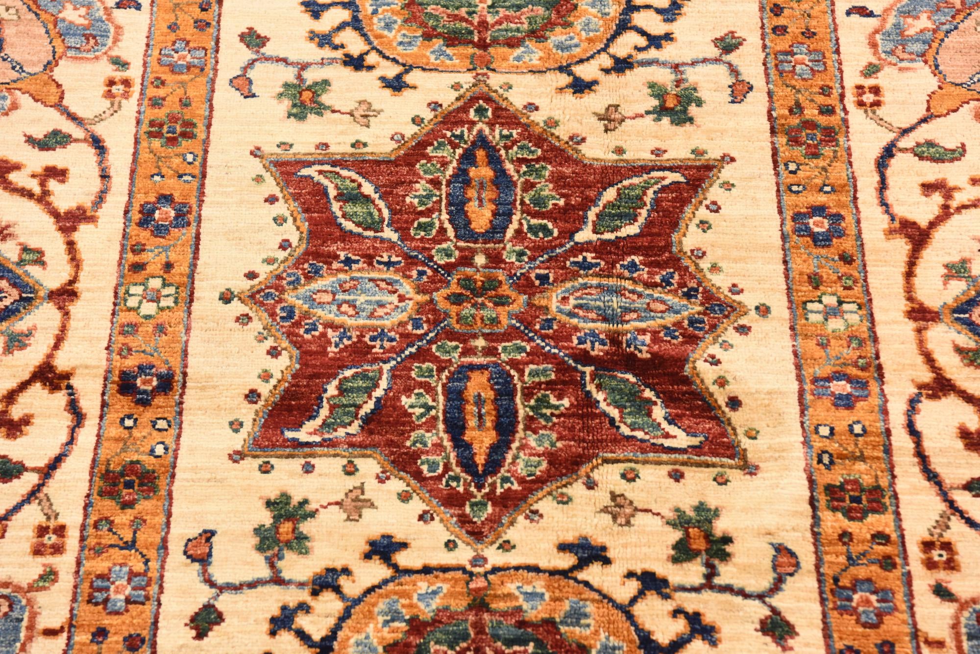 4' 11 x 6' 5 Hand Knotted Ariana Ziegler Rug