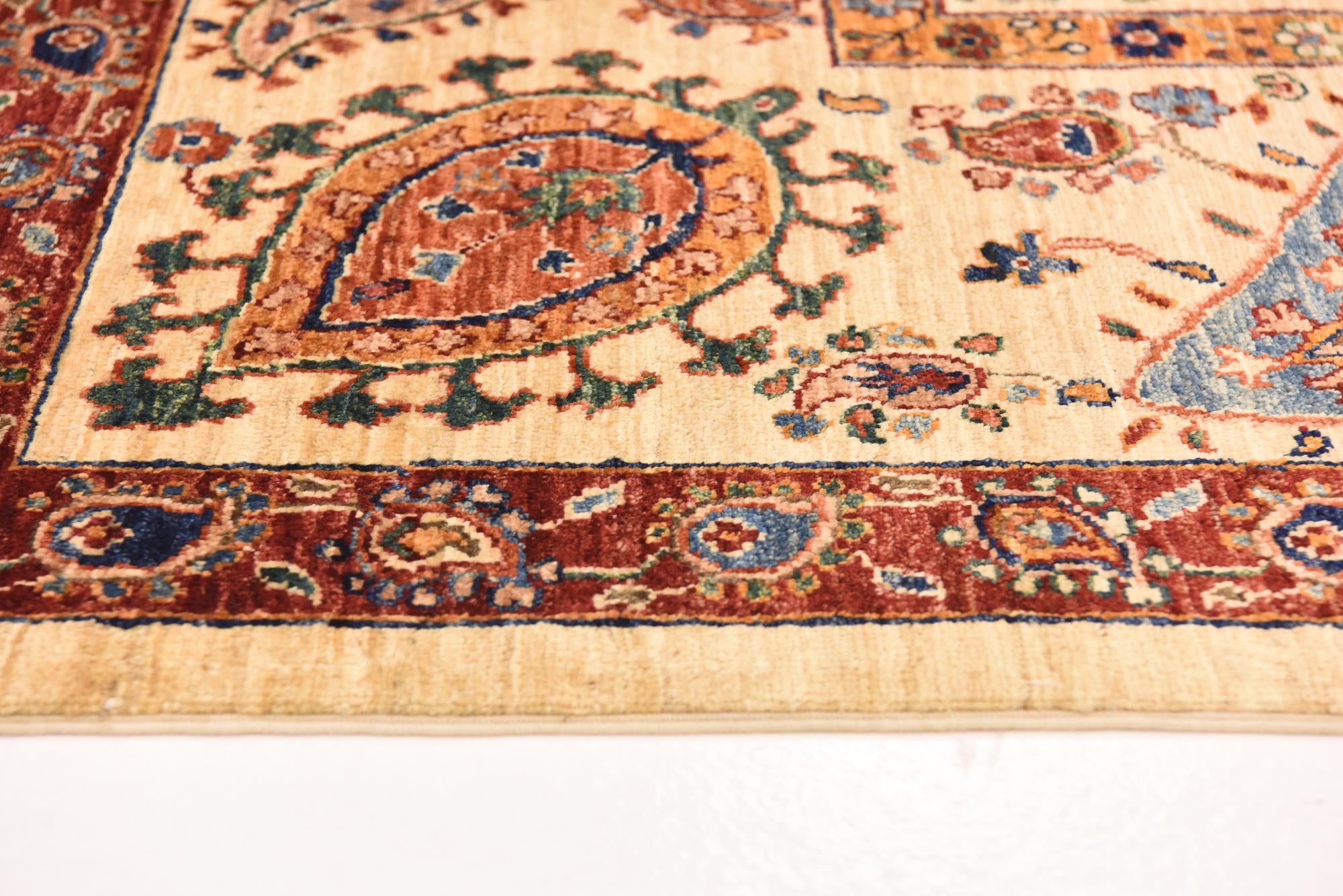 4' 11 x 6' 5 Hand Knotted Ariana Ziegler Rug