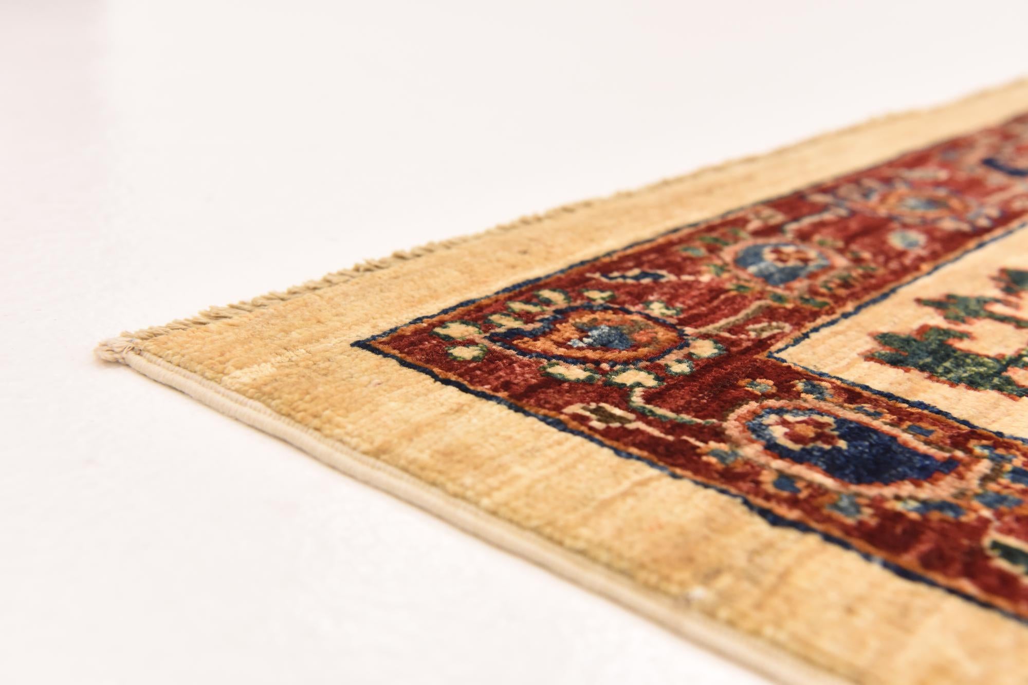 4' 11 x 6' 5 Hand Knotted Ariana Ziegler Rug