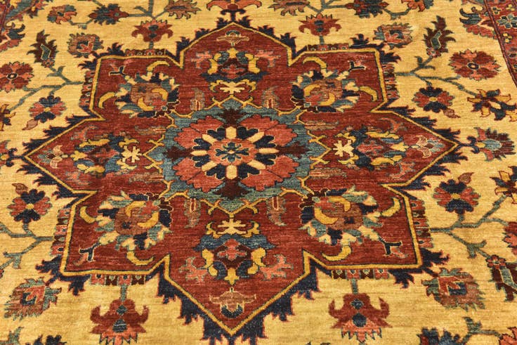 Detail image of 7' 3 x 10' Hand Knotted Ariana Ziegler Rug