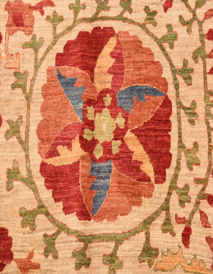 Detail image of 8' 4 x 10' 5  Hand Knotted Ariana Ziegler Rug