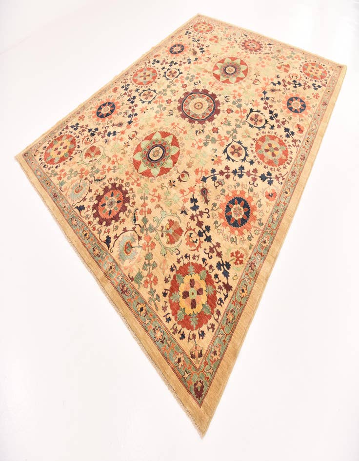 Detail image of 8' 2 x 10' 8  Hand Knotted Ariana Ziegler Rug