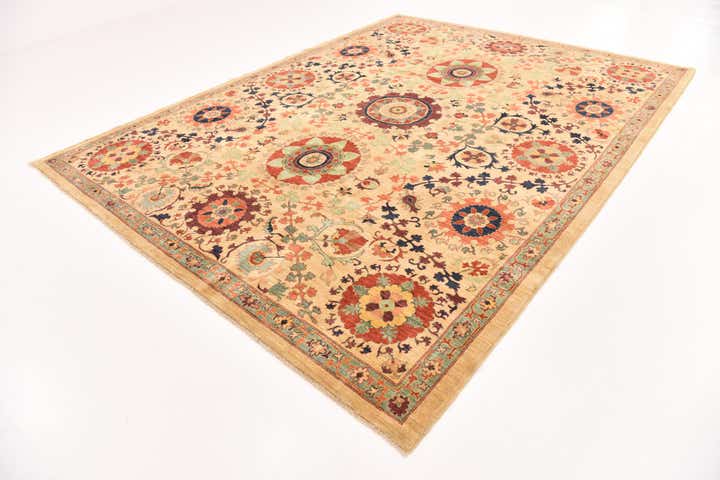8' 2 x 10' 8 Hand Knotted Ariana Ziegler Rug