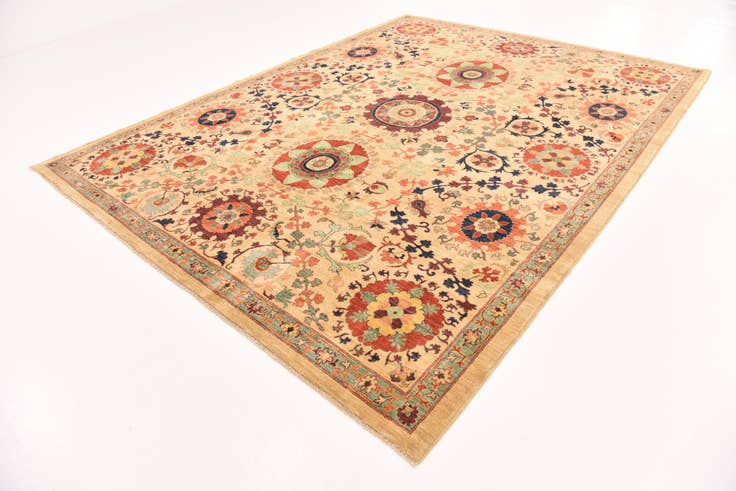 Detail image of 8' 2 x 10' 8 Hand Knotted Ariana Ziegler Rug