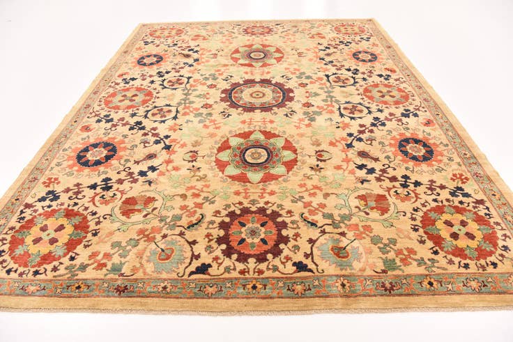 Detail image of 8' 2 x 10' 8 Hand Knotted Ariana Ziegler Rug