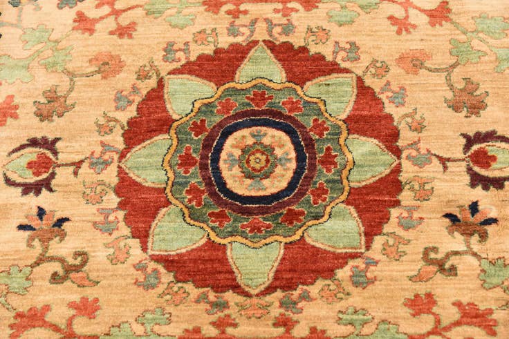 Detail image of 8' 2 x 10' 8 Hand Knotted Ariana Ziegler Rug