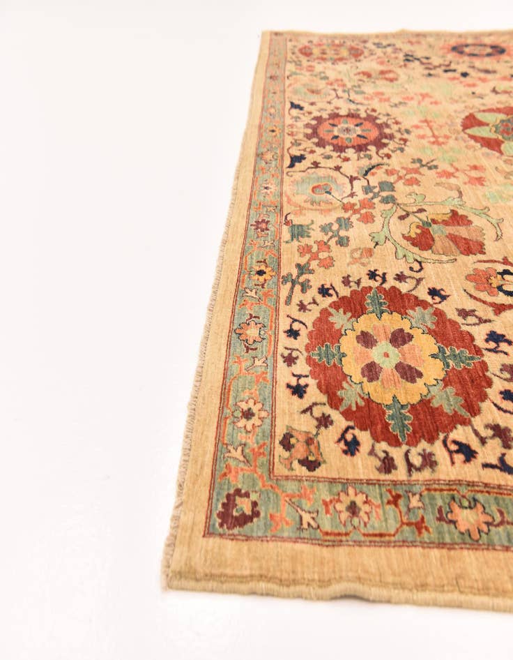 Detail image of 8' 2 x 10' 8  Hand Knotted Ariana Ziegler Rug