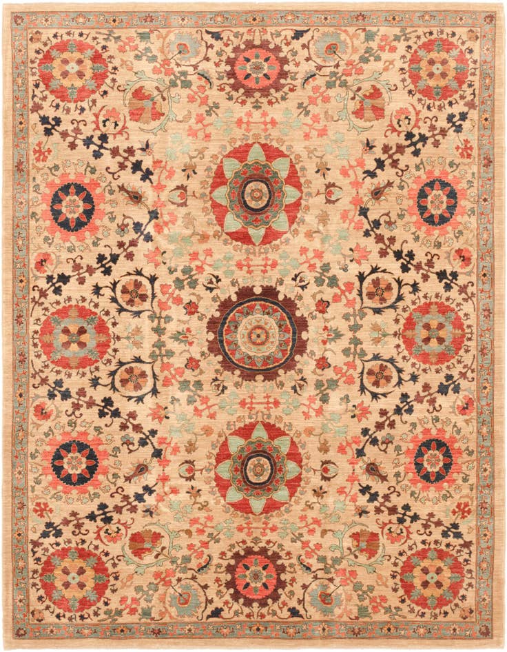 Detail image of 8' 2 x 10' 8 Hand Knotted Ariana Ziegler Rug