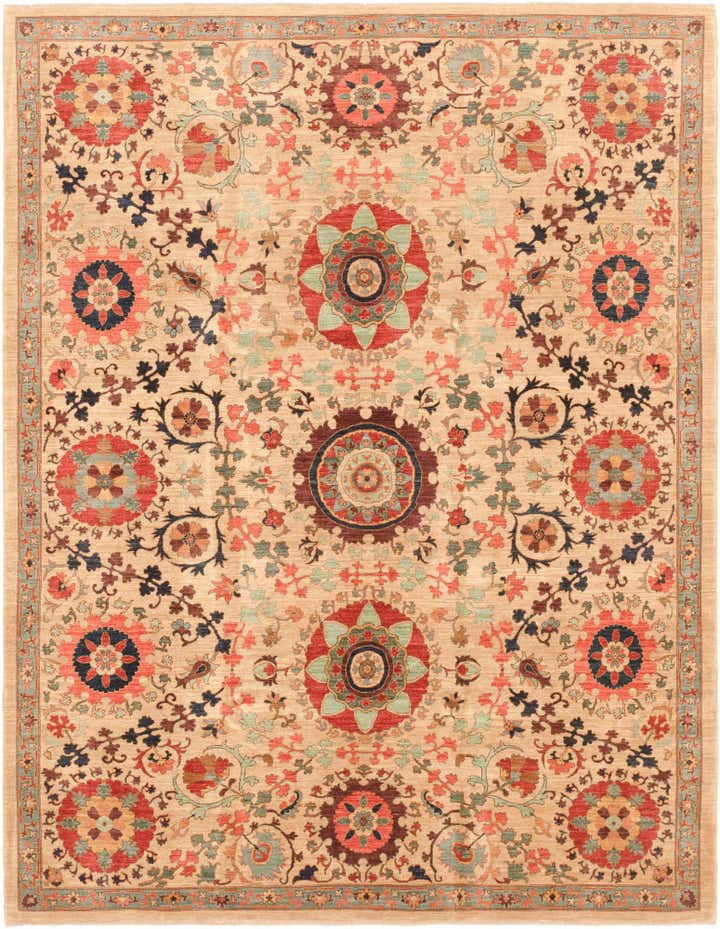 8' 2 x 10' 8 Hand Knotted Ariana Ziegler Rug