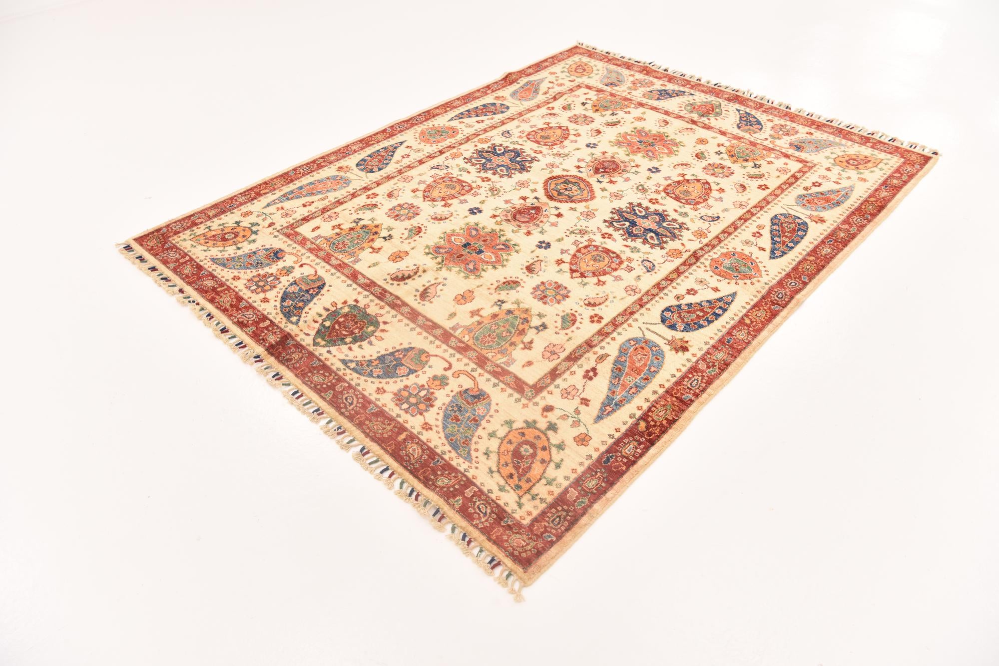 5' 10 x 7' 9 Hand Knotted Ariana Ziegler Rug