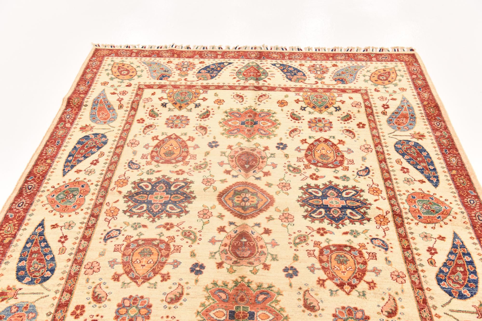 5' 10 x 7' 9 Hand Knotted Ariana Ziegler Rug