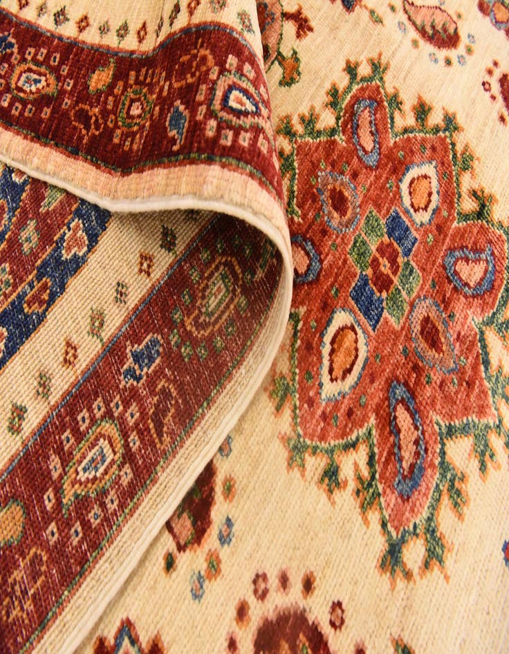 Detail image of 5' 9 x 8'  Hand Knotted Ariana Ziegler Rug