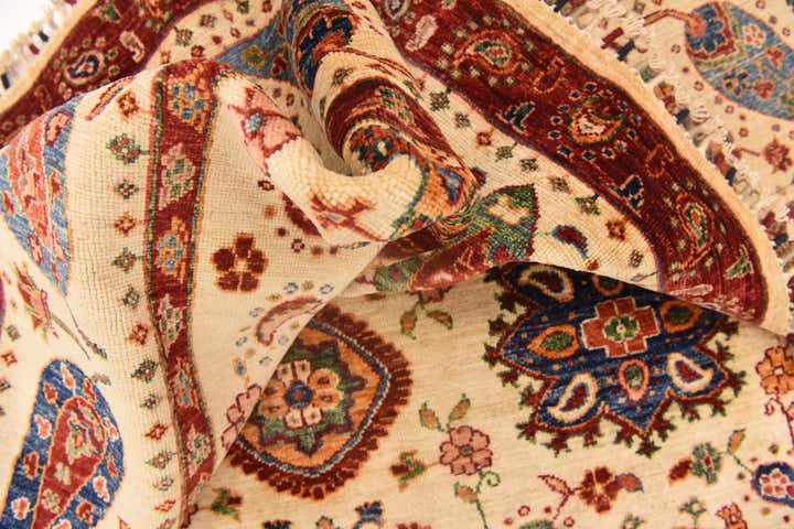 5' 9 x 8' Hand Knotted Ariana Ziegler Rug