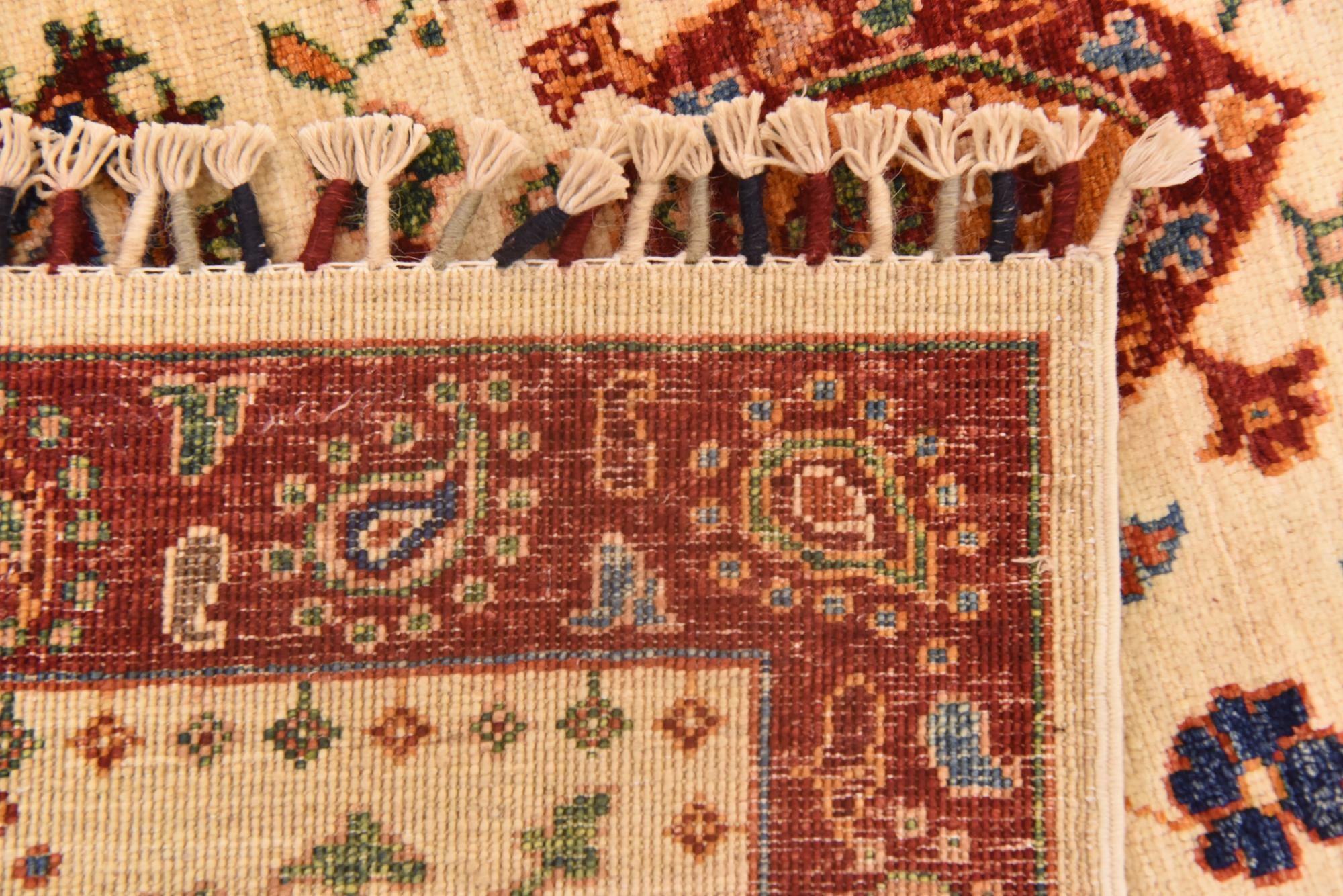 5' 9 x 8' Hand Knotted Ariana Ziegler Rug