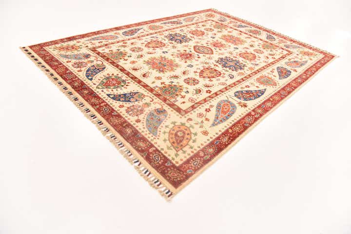 5' 9 x 8' Hand Knotted Ariana Ziegler Rug