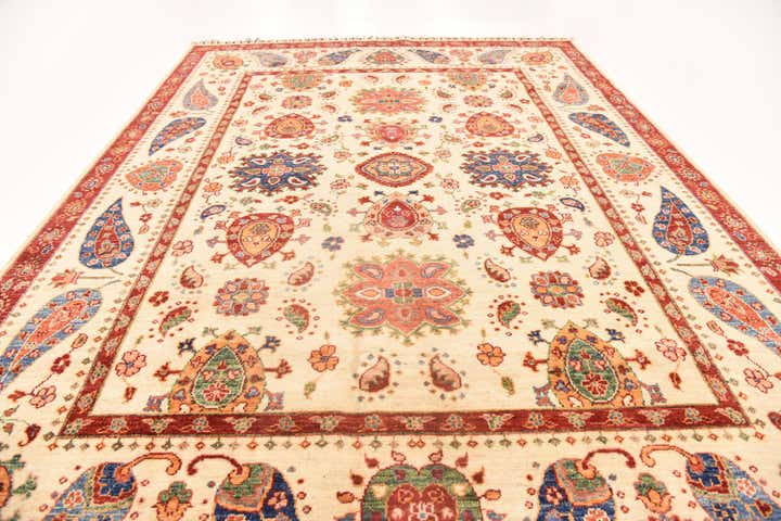 5' 9 x 8' Hand Knotted Ariana Ziegler Rug