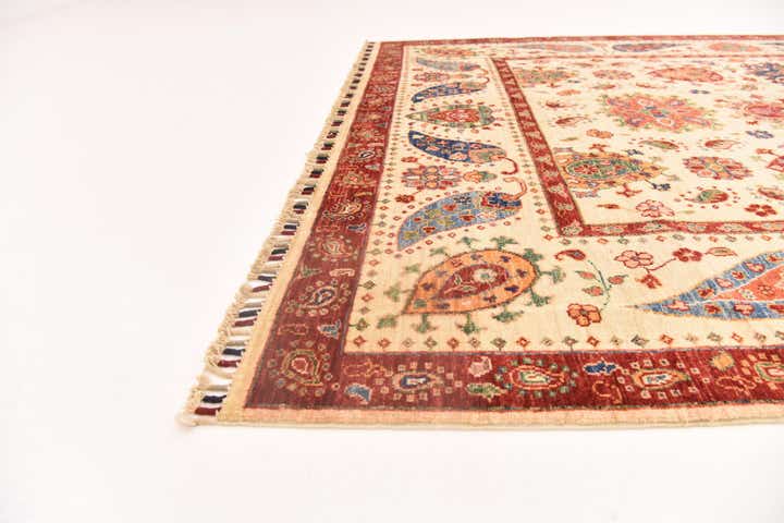 5' 9 x 8' Hand Knotted Ariana Ziegler Rug