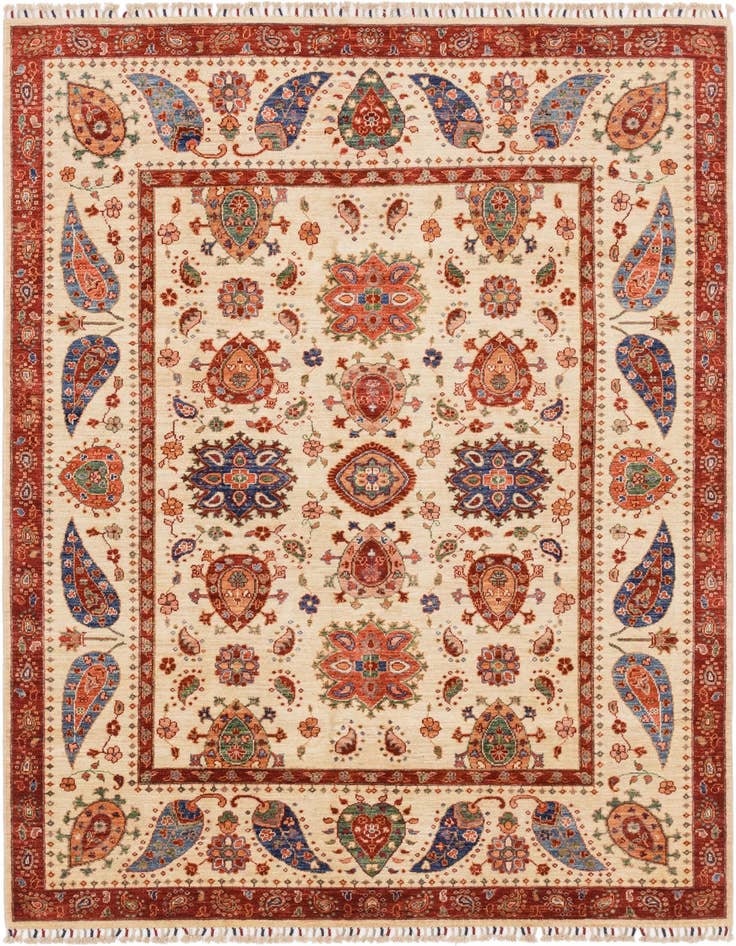 Detail image of 5' 9 x 8' Hand Knotted Ariana Ziegler Rug