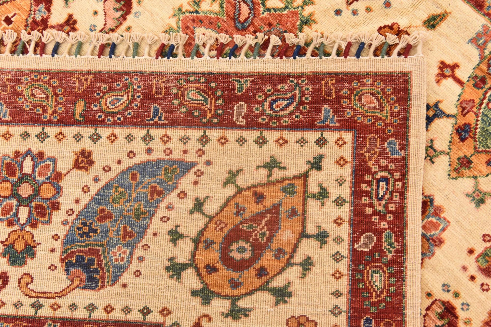 5' 9 x 8' 2 Hand Knotted Ariana Ziegler Rug