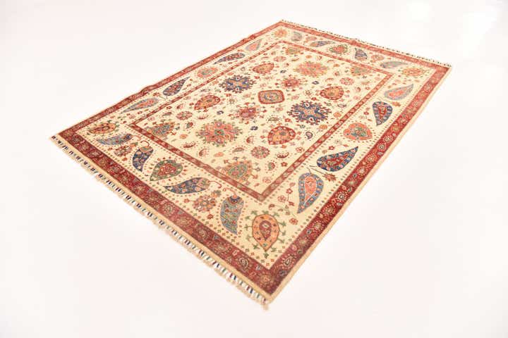 5' 9 x 8' 2 Hand Knotted Ariana Ziegler Rug