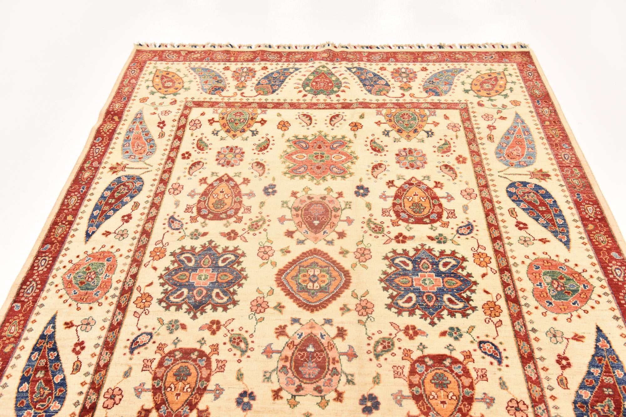 5' 9 x 8' 2 Hand Knotted Ariana Ziegler Rug