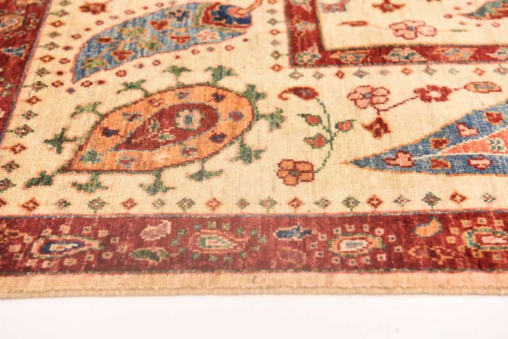 5' 9 x 8' 2 Hand Knotted Ariana Ziegler Rug