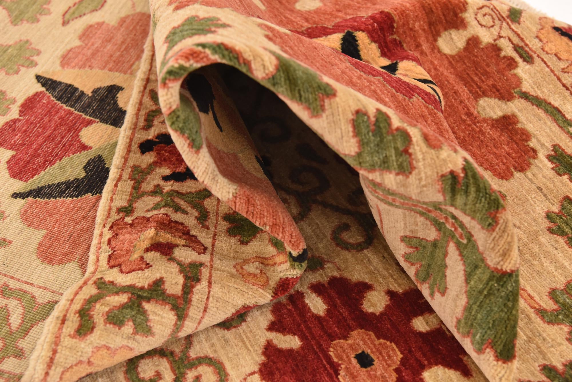 8' 2 x 10' 5 Hand Knotted Ariana Ziegler Oriental Rug