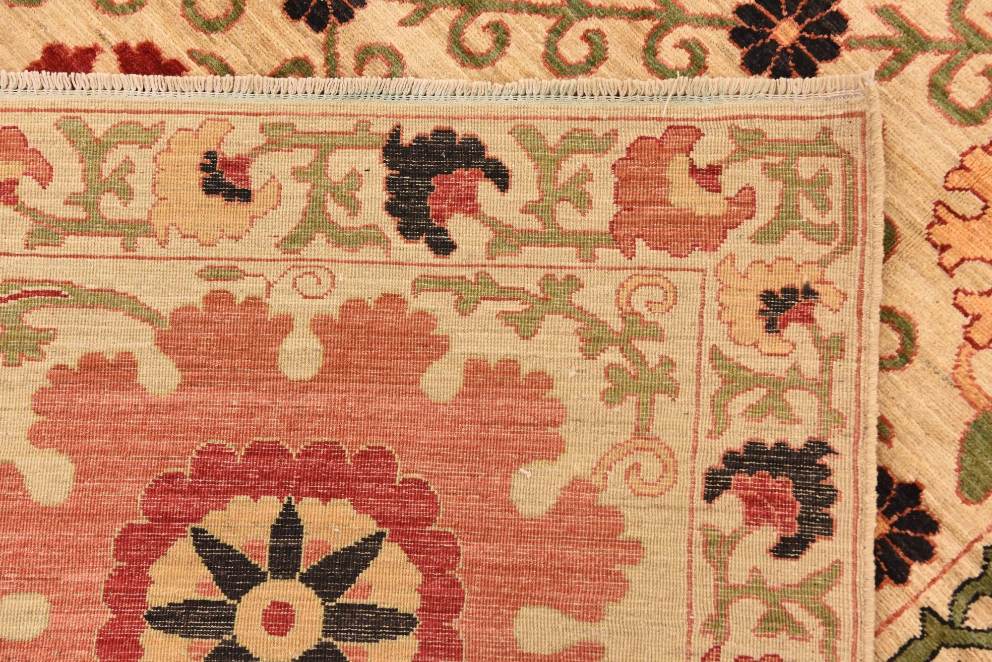 8' 2 x 10' 5 Hand Knotted Ariana Ziegler Oriental Rug