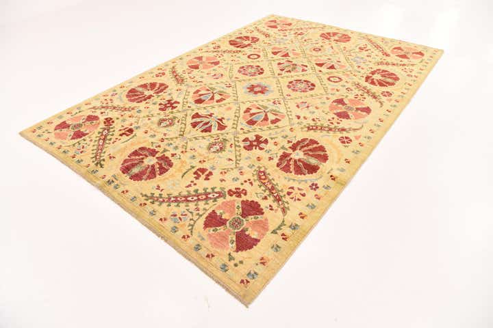 6' 10 x 10' 4 Hand Knotted Ariana Ziegler Oriental Rug