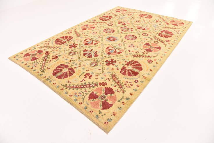 Detail image of 6' 10 x 10' 4 Hand Knotted Ariana Ziegler Oriental Rug