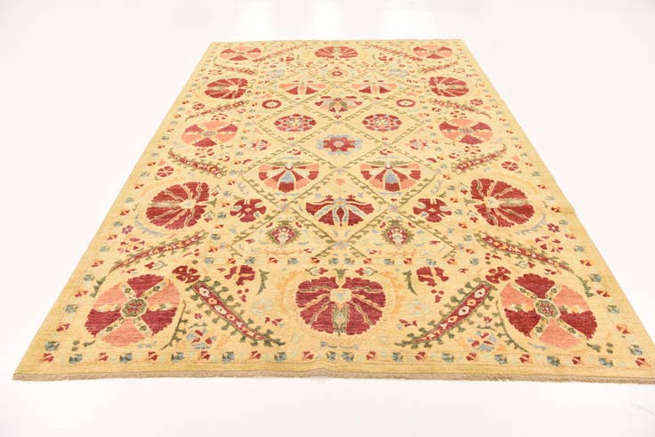 Detail image of 6' 10 x 10' 4 Hand Knotted Ariana Ziegler Oriental Rug
